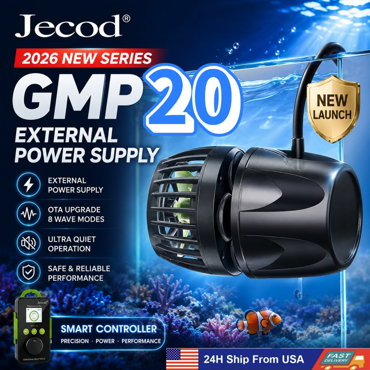 Jebao GMP Series 5th Gen Smart Wavemaker