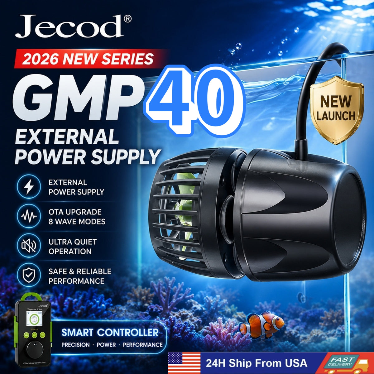 Jebao GMP Series 5th Gen Smart Wavemaker