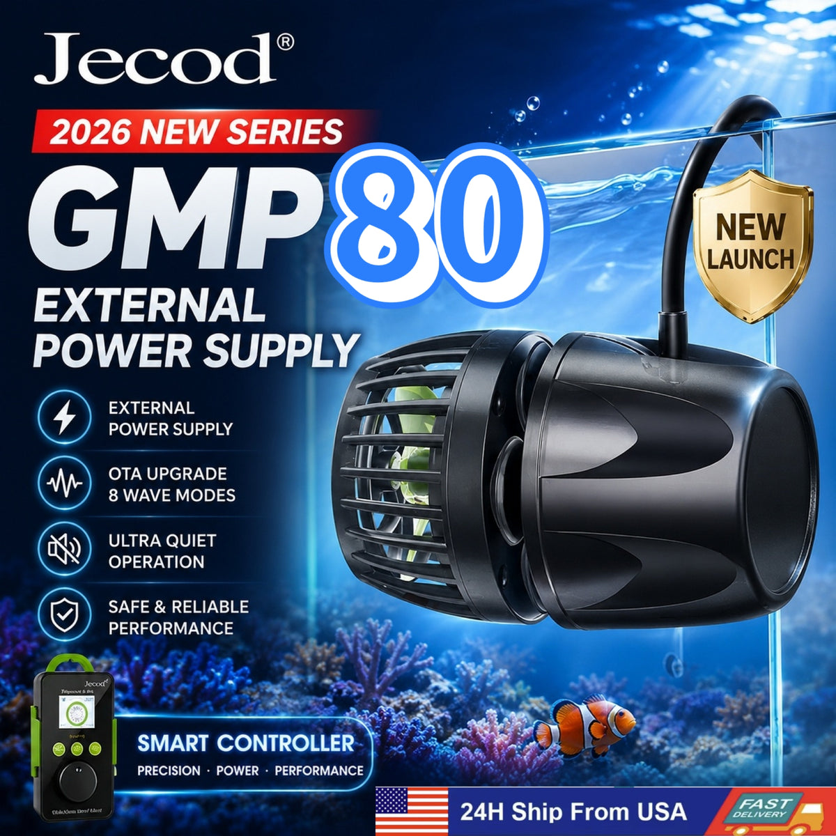 Jebao GMP Series 5th Gen Smart Wavemaker